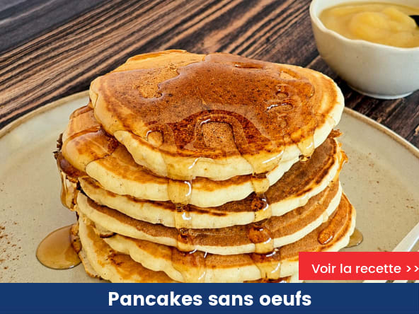 Pancakes sans œufs